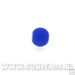 Glaskraal rond 8mm (kobaltblauw)