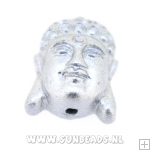 Resin kraal buddha 24mm (zilver)