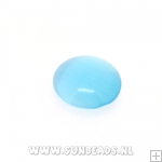Plaksteen rond 12mm (turquoise)
