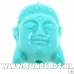 Resin kraal buddha 28mm (mint)