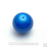 Glaskraal uni 10mm (blauw)