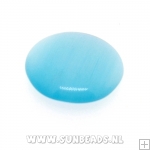 Plaksteen rond 20mm (turquoise)