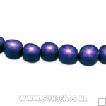 Fimo kraal rond plat 5mm (paars)