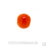 Glaskraal rond 8mm (oranje)
