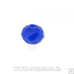 Facet kraal donut 6x4mm (kobaltblauw)