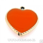 Kunststof hanger hart (oranje)