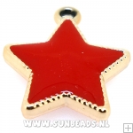 Kunststof hanger ster (rood)