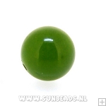 Halfedelsteen rond 10mm (groen)