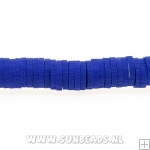 Fimo schijfje 6mm (donkerblauw)