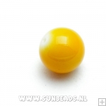 Glaskraal uni 10mm (geel)