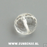Facet kraal donut 16x12mm (crystal)