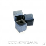 Facetkraal vierkant 4mm (donkerblauw)
