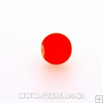 Glaskraal rond 10mm (oranje)