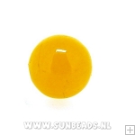 Halfedelsteen rond 10mm (geel)