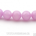 Halfedelsteen kraal rond 12mm (roze)