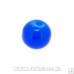 Glaskraal rond 6mm (koningsblauw)